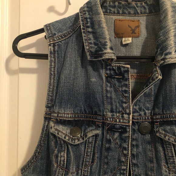 Blue Denim Vest - Picture 2 of 4